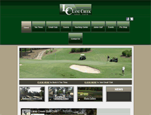 Tablet Screenshot of lanecreekgolfclub.com